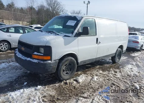 2007 Chevrolet Express Work Van z USA, uszkodzony, nr VIN 1GCFG15X871159578